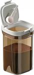 Airtight Coffee Canister, 20oz Coffee Storage Container with Scoop, Kitchen Food Storage Jar for Grounds Coffee, Beans, Tea, Sugar, Flour, Cereal, 1800ml