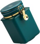 Coffee Bean Storage Canister 1.1L Airtight Sealed Container with One-Way Valve Food-Grade Jar for Fresh Coffee Bean Preservation Kitchen Pantry Organization