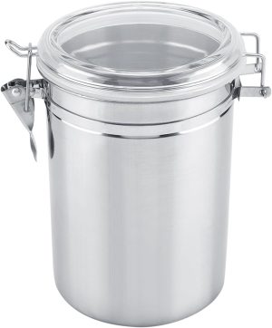 Stainless Steel Vacuum Sealed Coffee Container Storage Jar For Sugar Tea Bean (Extra Large 57L 13.1 X 14.4 X 18.5in)